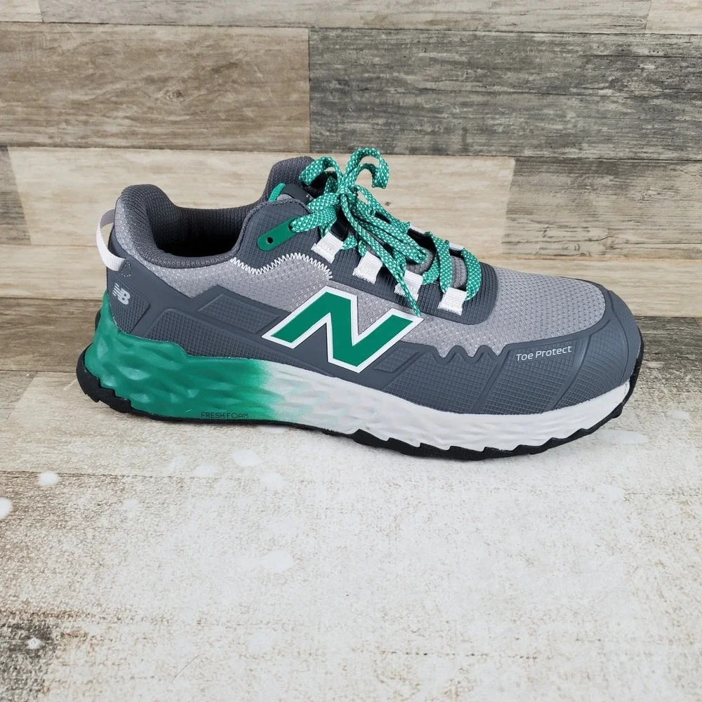 New Balance Fresh Foam Cremorne Mens Work Shoes Sz 9 Alloy Green Composite Toe